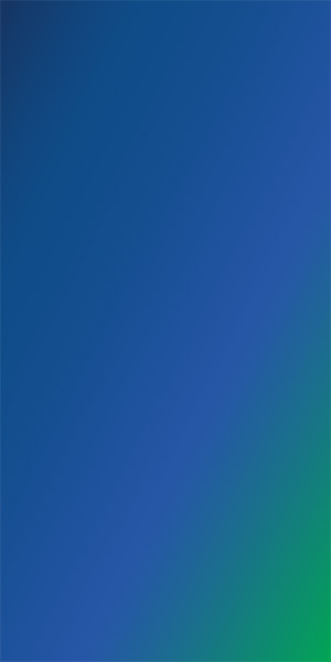 Blue to green gradient.